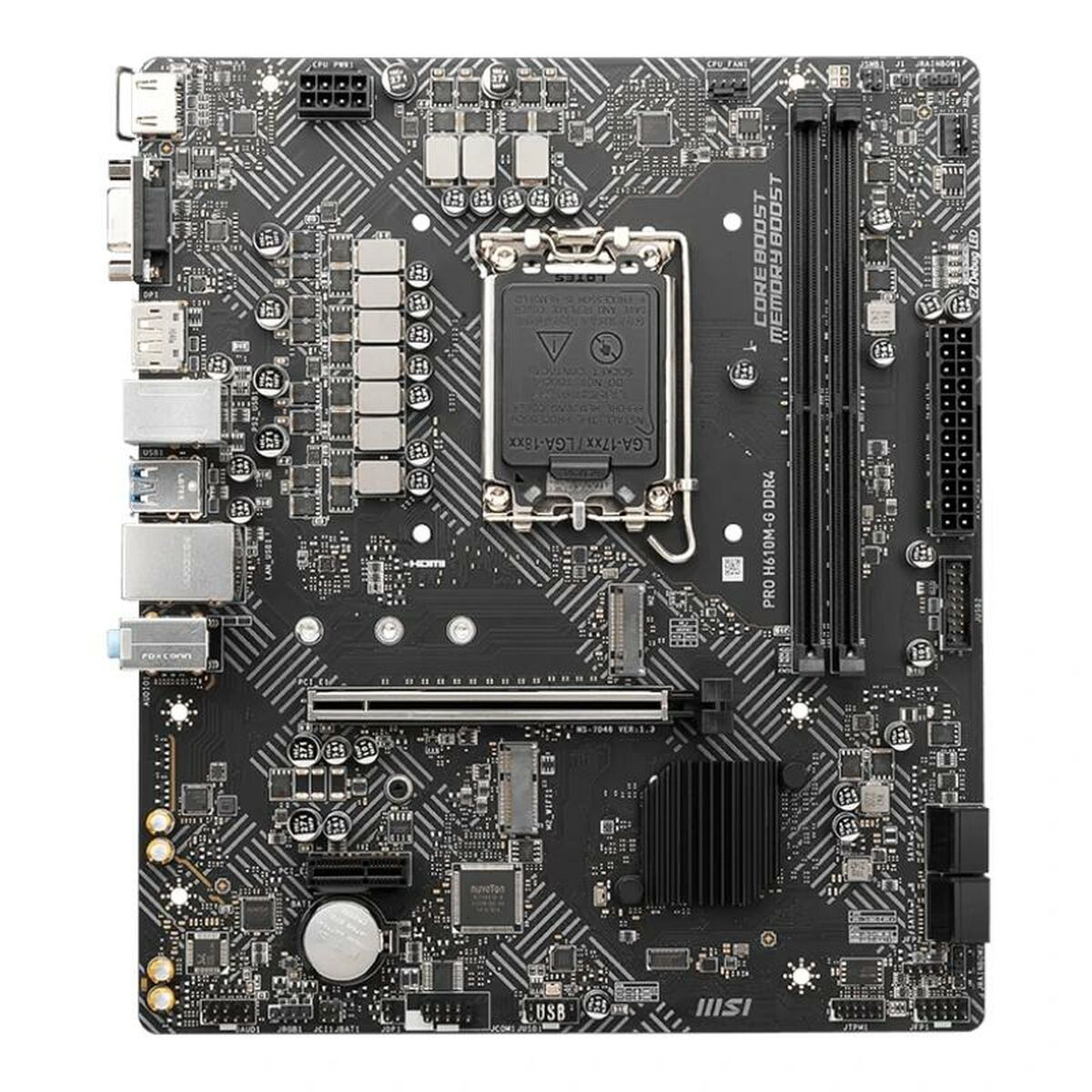 Placa Base MSI PRO H610M-G LGA 1700 H610